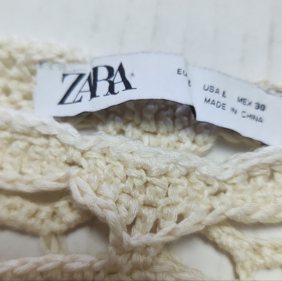 ZARA Limited Edition Crochet Maxi Dress - Picture 8 of 10